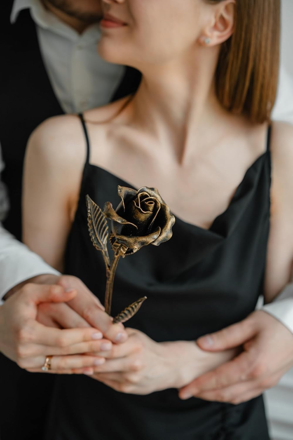 Handcrafted Bronze Rose – Forever Flower Keepsake
