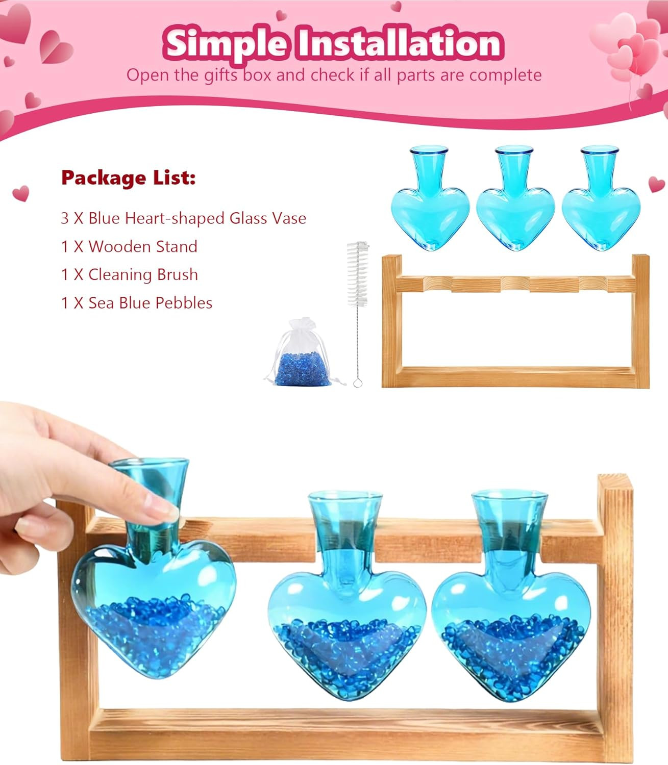 Plant Terrarium Propagation Stations: Valentines Day Gifts for Her Plant Lovers