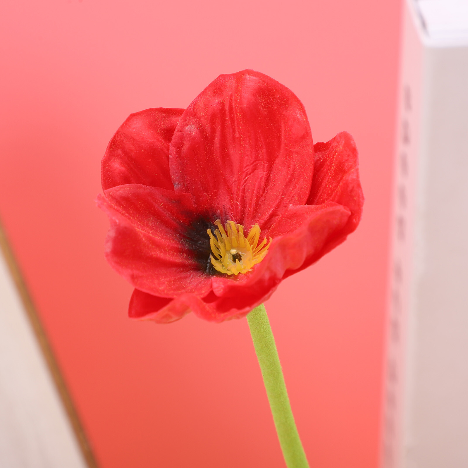 Artificial Poppy Silk Flowers Wedding Bouquet Desk Room Decor Ornaments Deco FFG