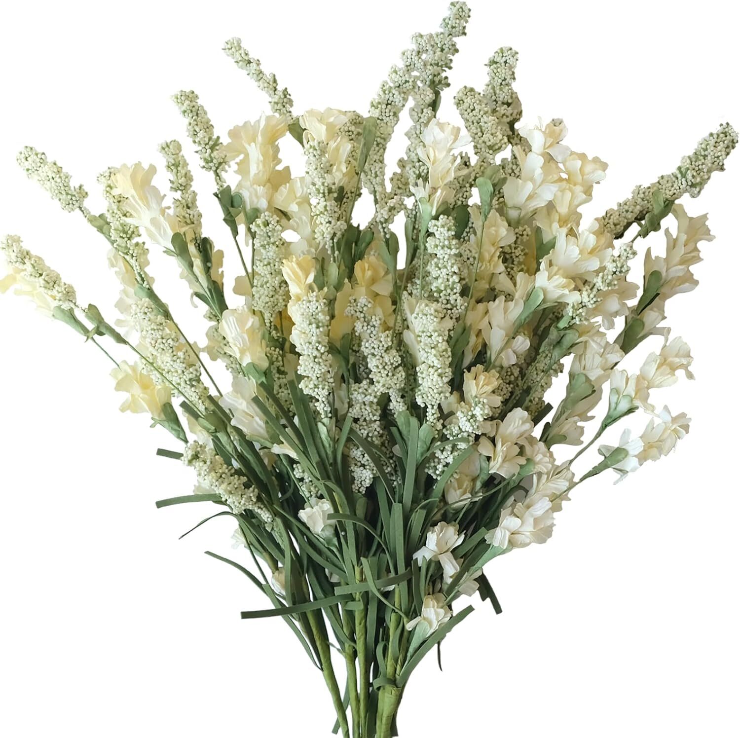 10Pcs Artificial Flower Bulk Spring/Summer Flowers Wedding Party Vase Bouquet…