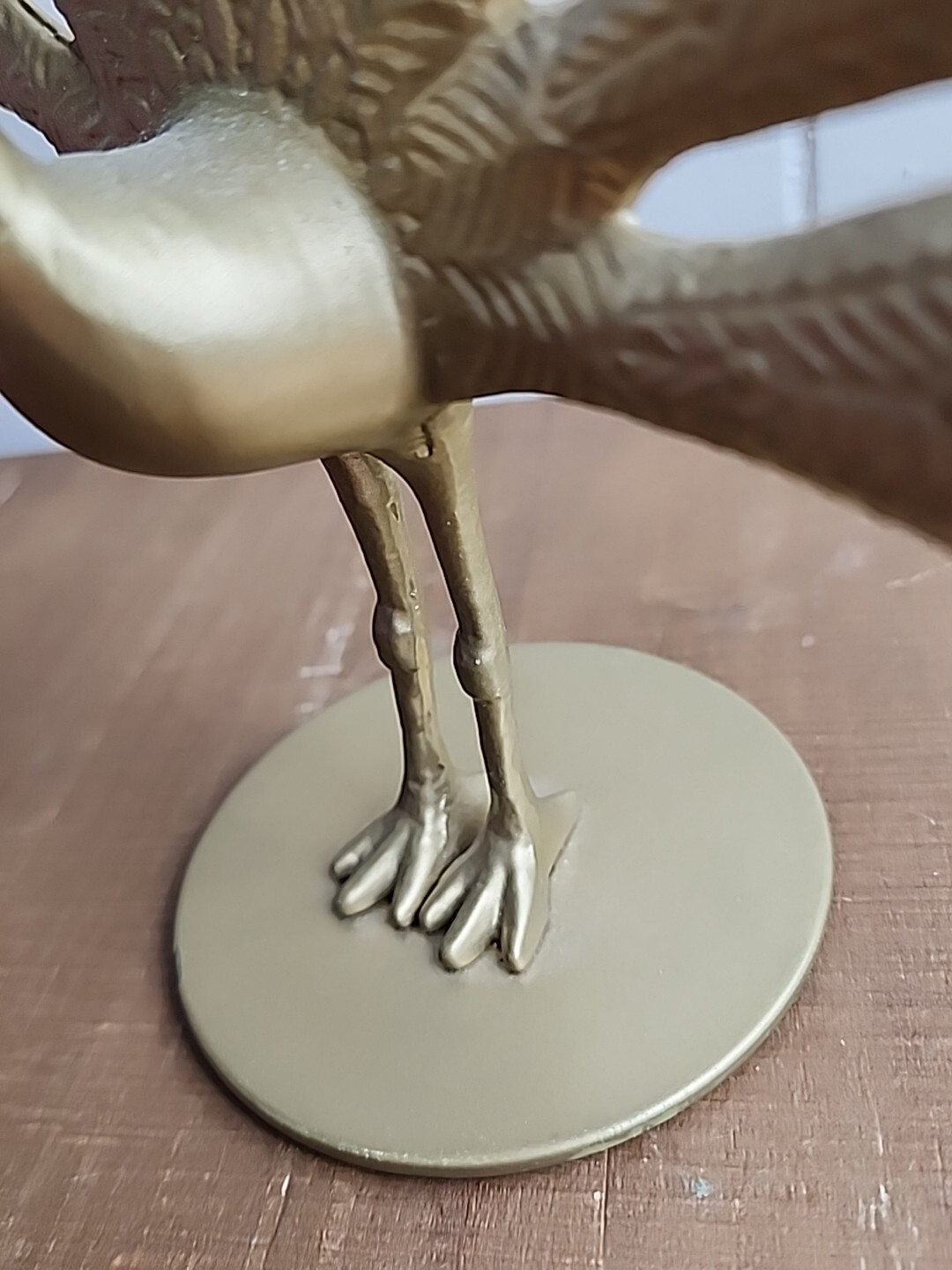 IKEA Markniva Decorative Brass Like Peacocks Figurine Gold