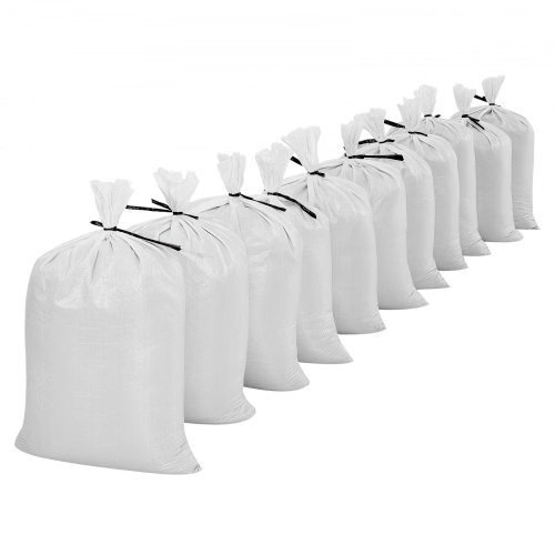 Empty Sandbags, 300 Packs 16 x 26 in, Heavy Duty Sand Bags Sacks with Ties, 50lb