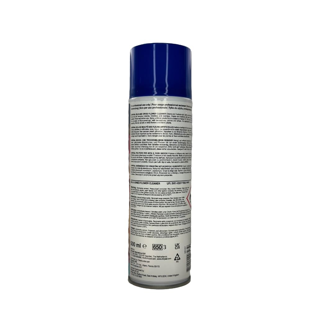 Chrysal Silk & Dried Flowers Cleaner Spray 14.8 oz Floral Supplies For Artif…