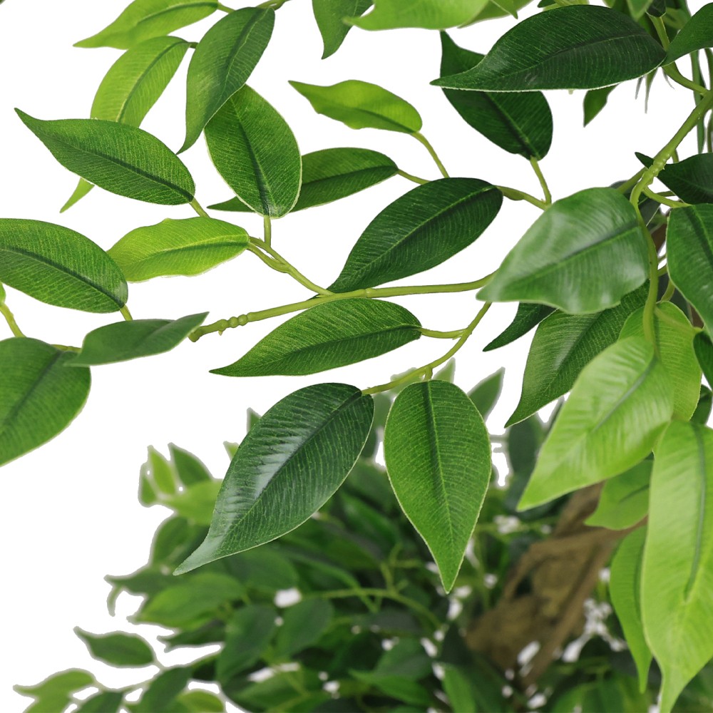 6FT Artificial Ficus Tree Lifelike Faux Banyan Tree Pot Home Office Patio Decor
