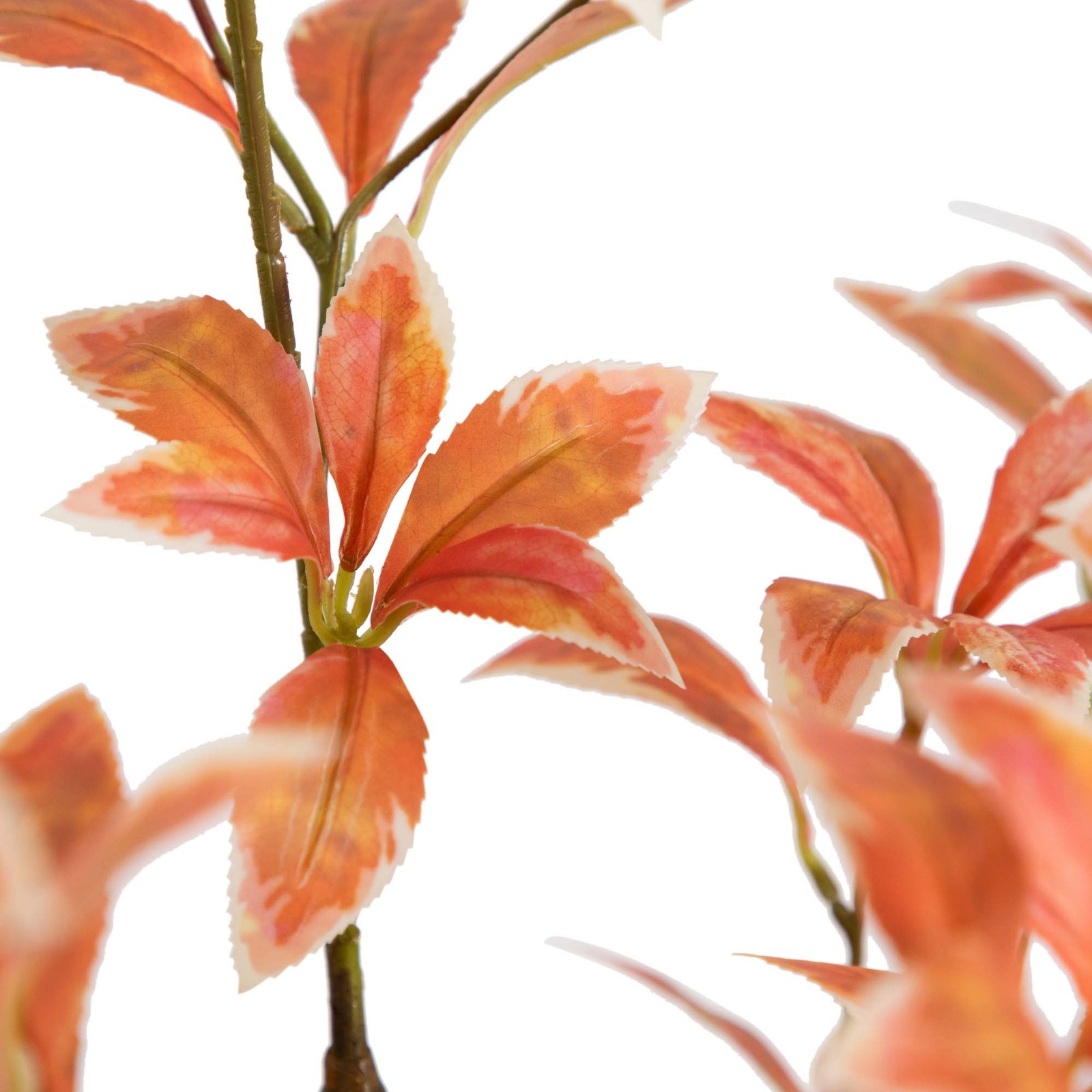 Nearly Natural 4.5ft Autumn Pieris Artificial Fall Tree in Orange