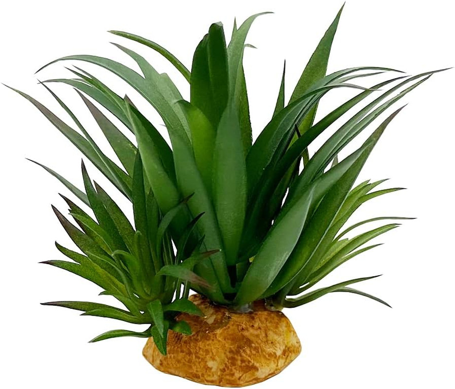 Agave Artificial Succulent Reptile Plant Terrarium Decor Set