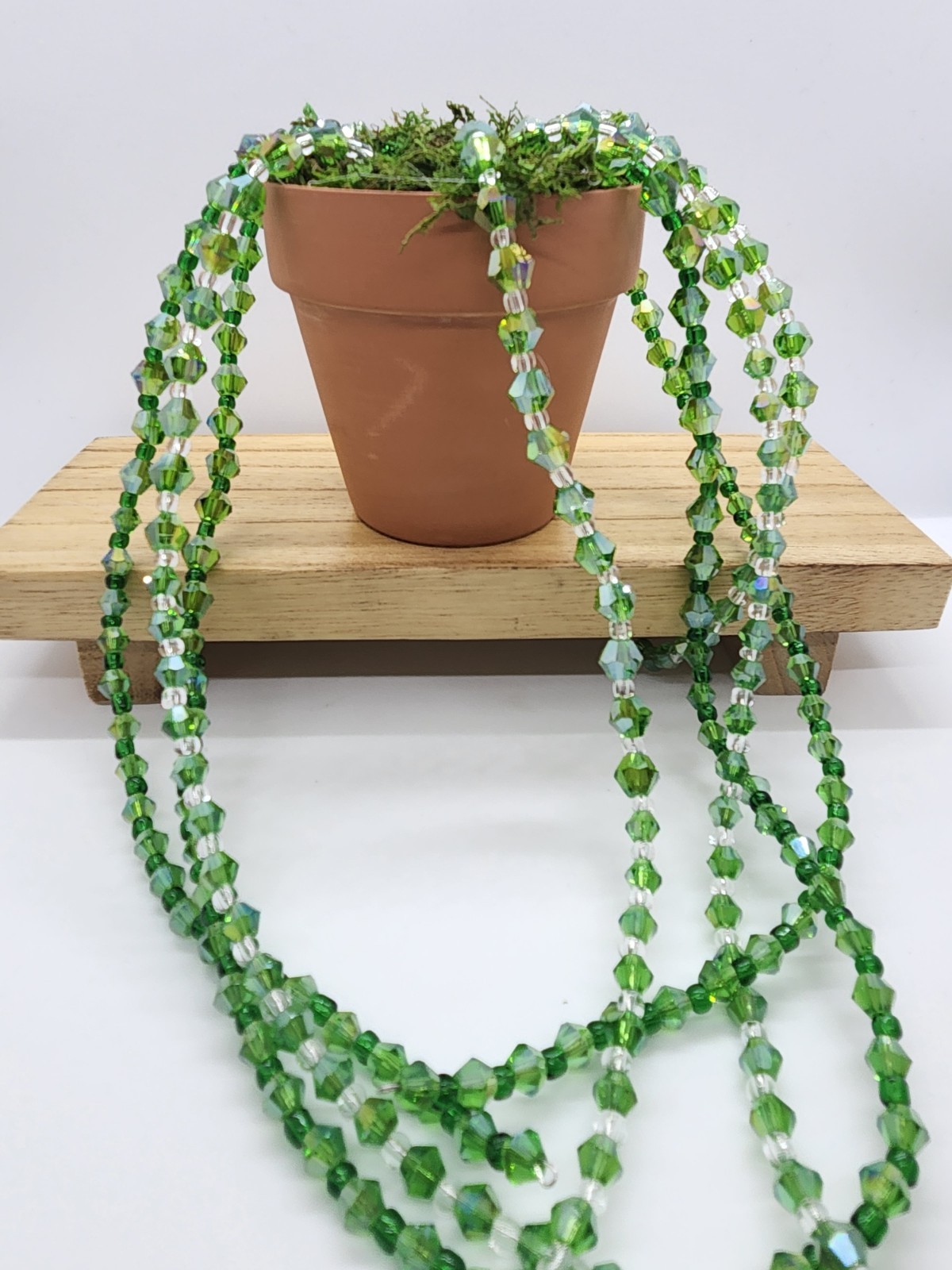 Handmade Beaded Plant Forever Succulent Hanging Bead Plant