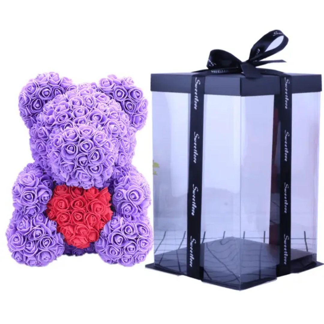 40cm Foam Flower PE Rose Bear Heart Bear Thanksgiving Mother’s Day…