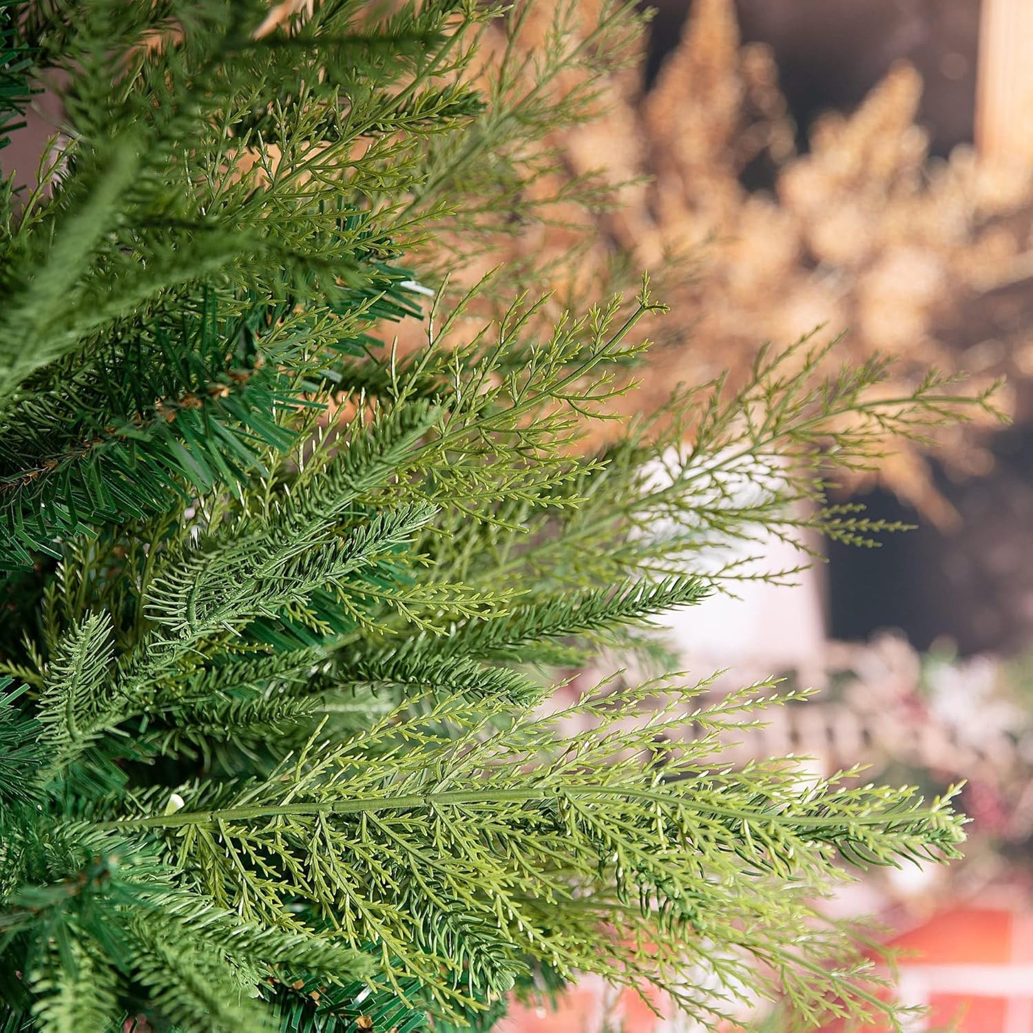 30 Artificial Pine Branches for Christmas Tree Decor and Wreath Making