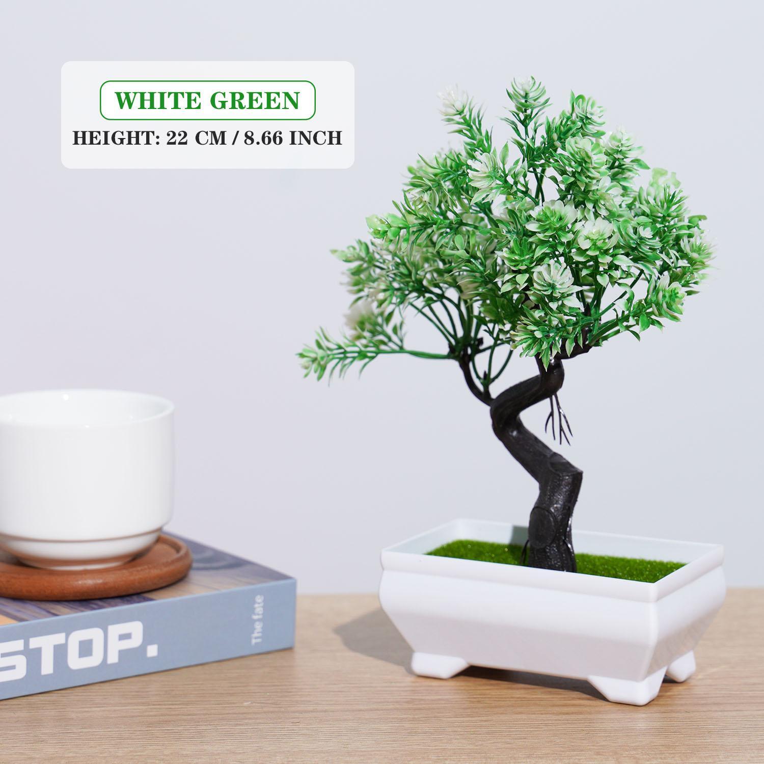 Artificial Bonsai Tree – Fake Potted Plant for Home, Office & Garden Decor