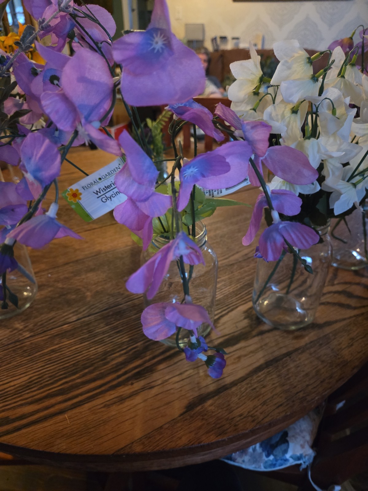 Box Lot Of Artificial Flowers.  Asstd Styles and Colors.