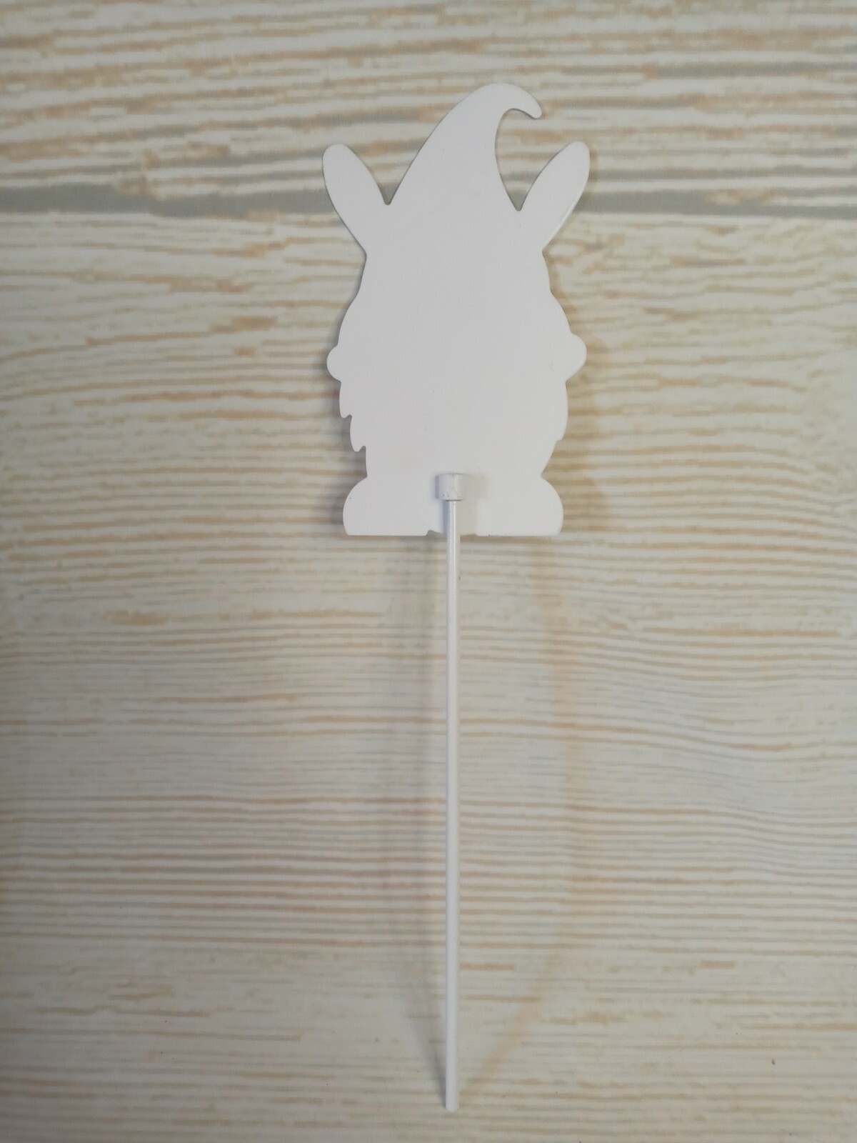 ~New! “Easter Blessing” Gnome Metal Pick Floral Wreath Decor Bunny Egg Tier Tray
