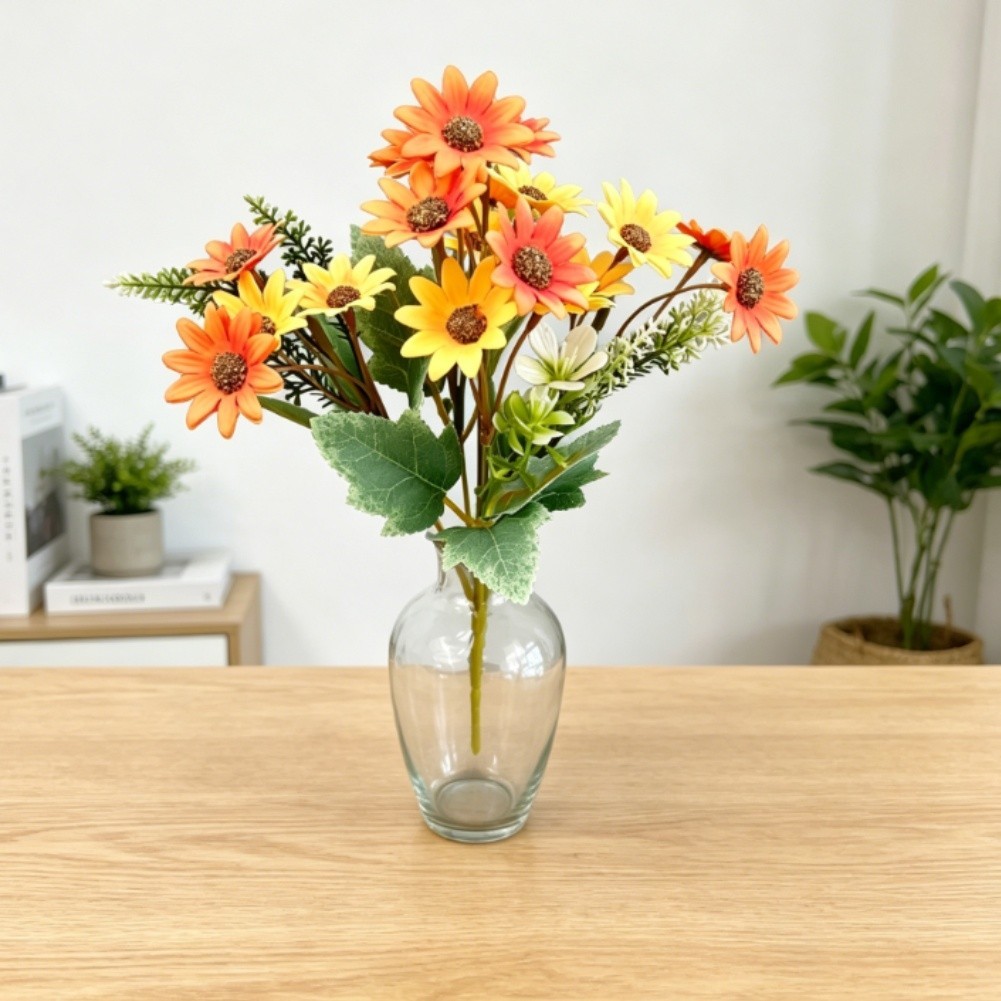 20 Daisy Artificial Flowers in Assorted Colors for Wedding Home Decor Use