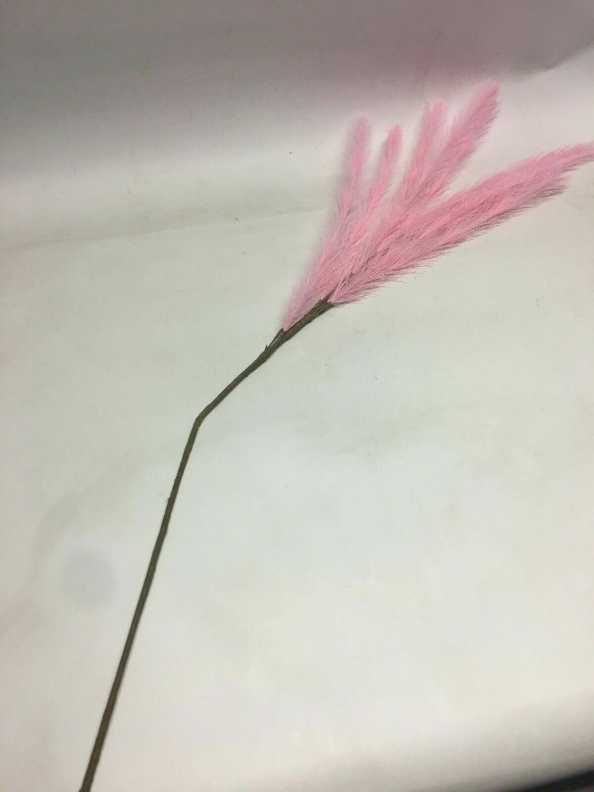 8 Synthetic Grass Ornamental PInk Cortaderia selloa in Home Garden 30in Length