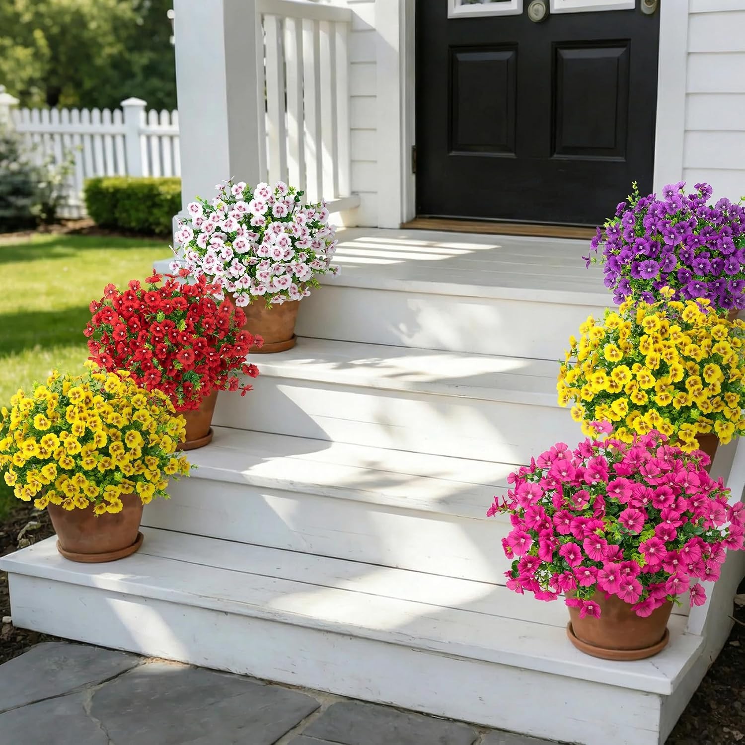 Low-Maintenance 20 Count Mixed Silk Flowers for Chic Home and Garden Designs