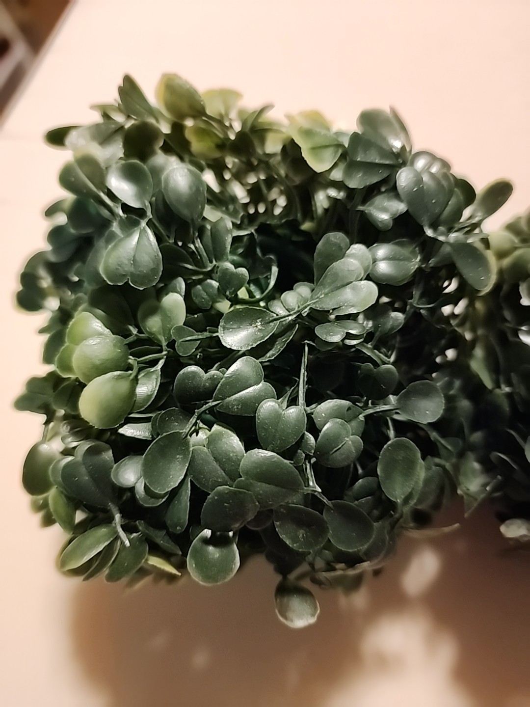 Hotop 2 Pcs Artificial Plant Topiary Balls Indoor/Outdoor 5″ Decor (M5)