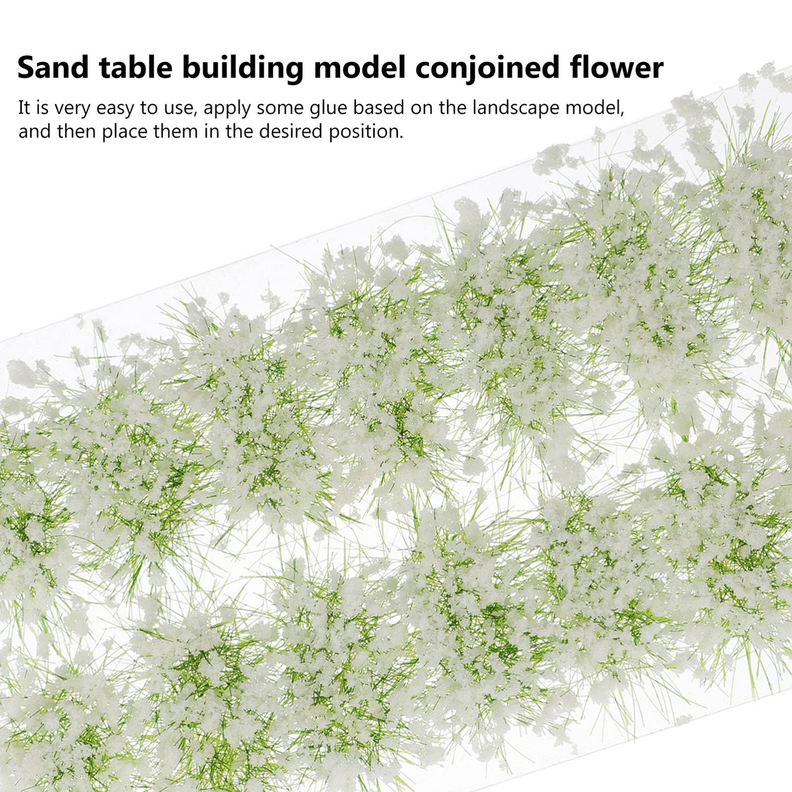 14pcs Miniature Flowers Cluster DIY Plants Vegetation Diorama Static Grass Tu…