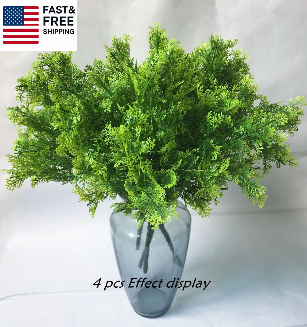 Artificial Shrubs, Plastic Plants Simulation Fake Bushes Wedding Outdoor Indoor