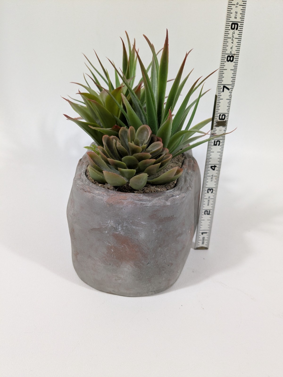 Faux Fake Succulent Potted Plant Agave Aloe Cactus Desert Plants Decor