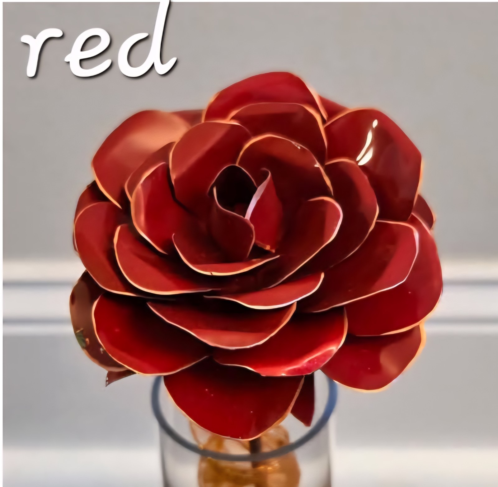 Copper Rose Handmade for Anniversary, Birthday, Housewarming Gift for Her