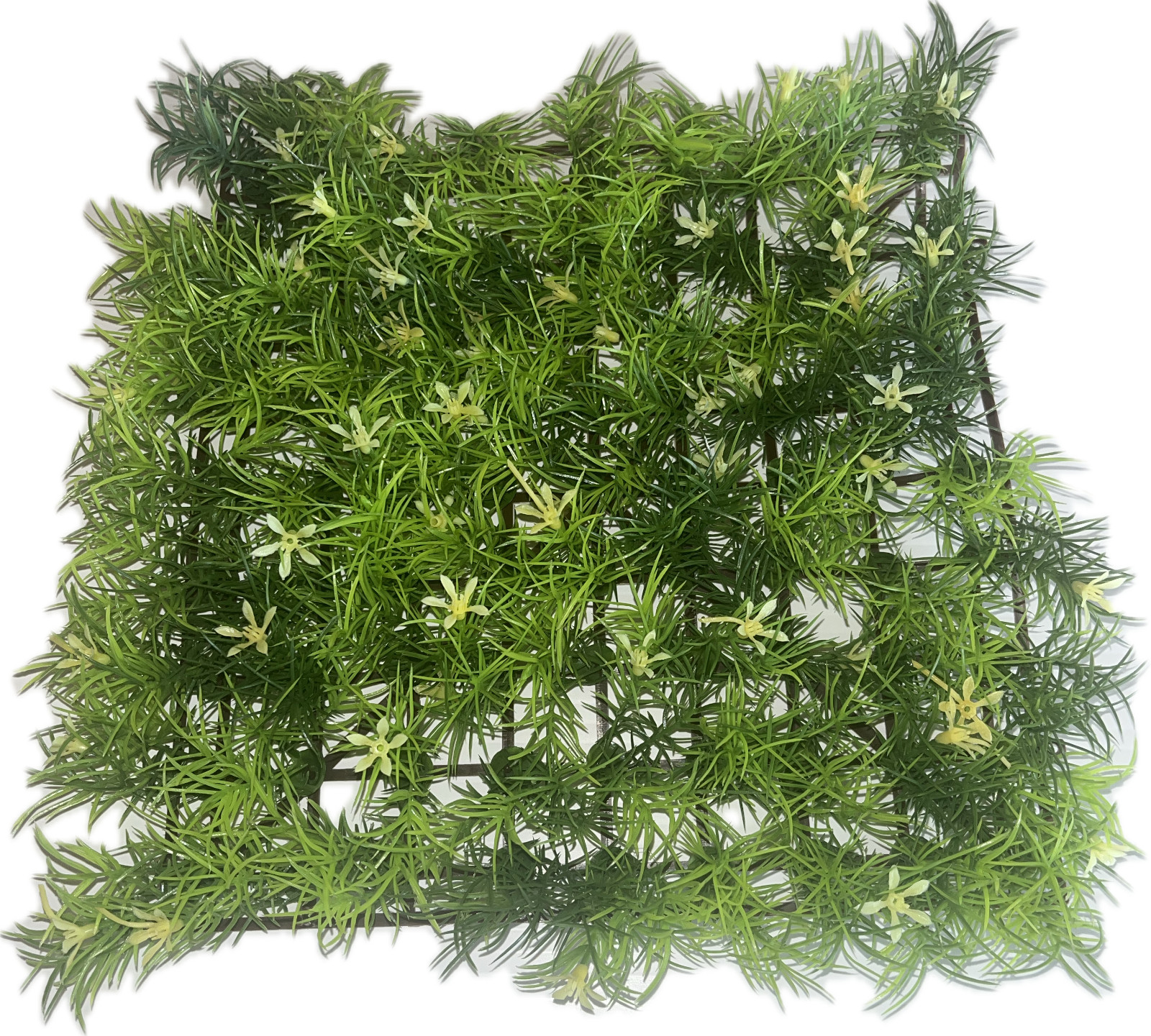 Artificial Grass Cover Mat Interlocking 10 x 10 in Vertical Tile for Indoor Use