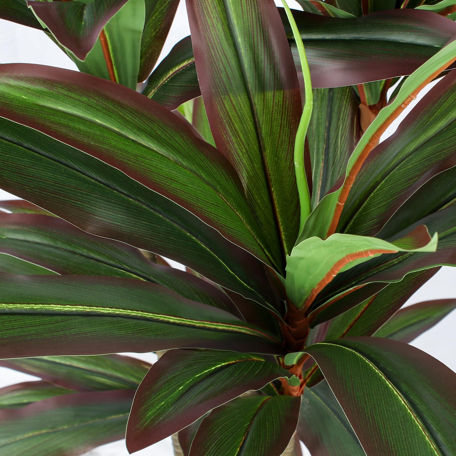 FLOWORLD Dracaena Artificial Plant 5ft Red Yucca Silk Tree Faux Plants Indoor…