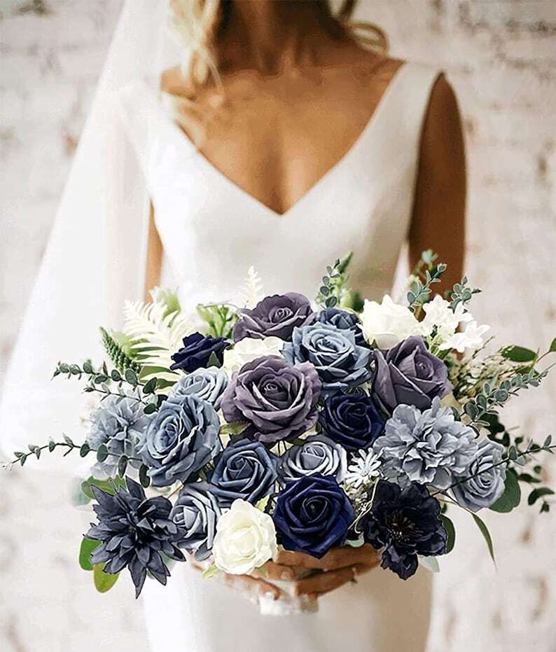 Faux Flower DIY Garland Kit Package Flower Arrangement Faux Wedding Bouquet