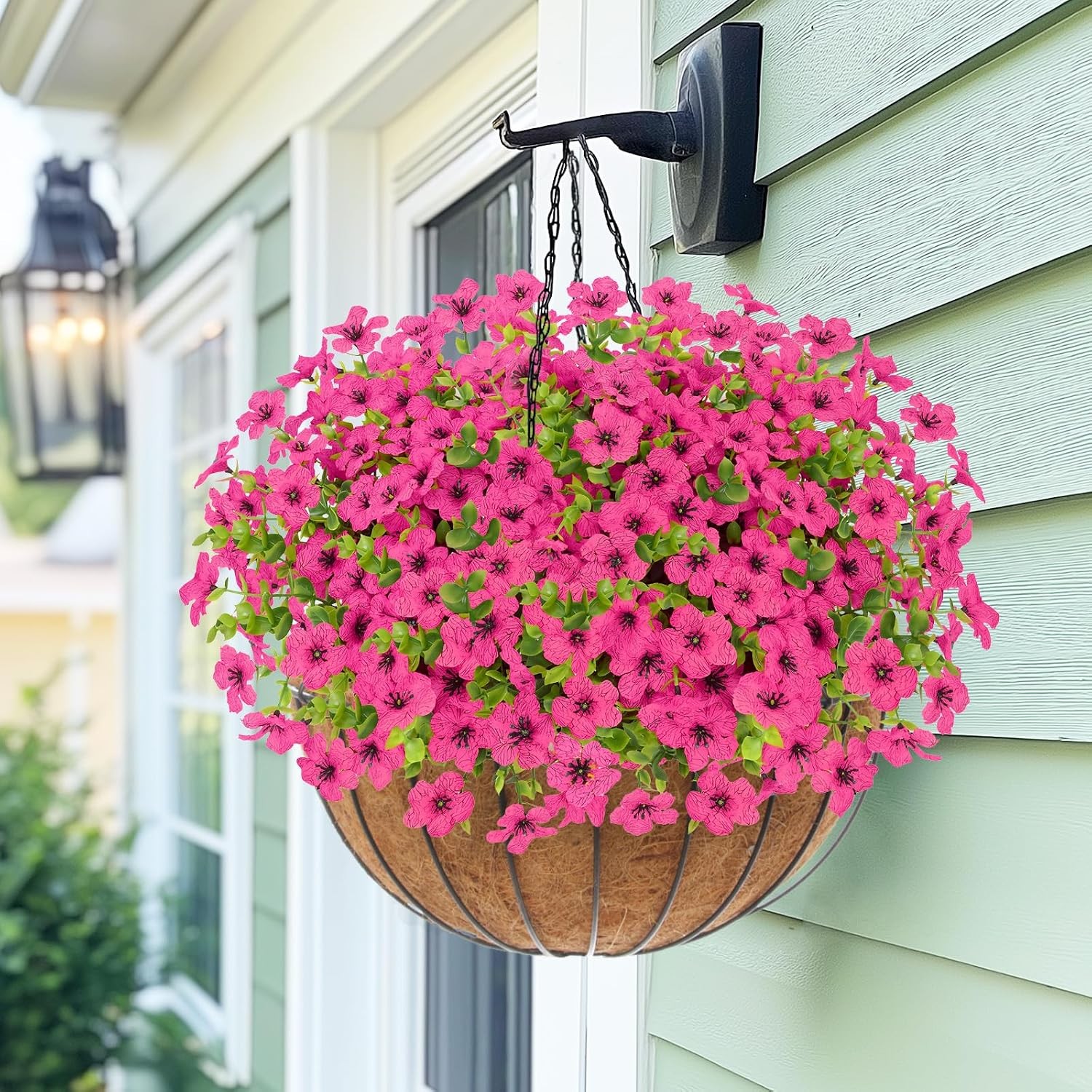 Artificial Flowers for Outdoors, 9 Bundles Artificial Plants & Flowers Outdoor,