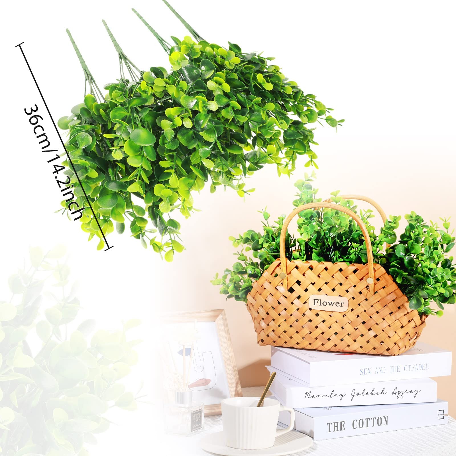 16 Bundles Artificial Hanging Plants Artificial Succulents Fake String of Pea…