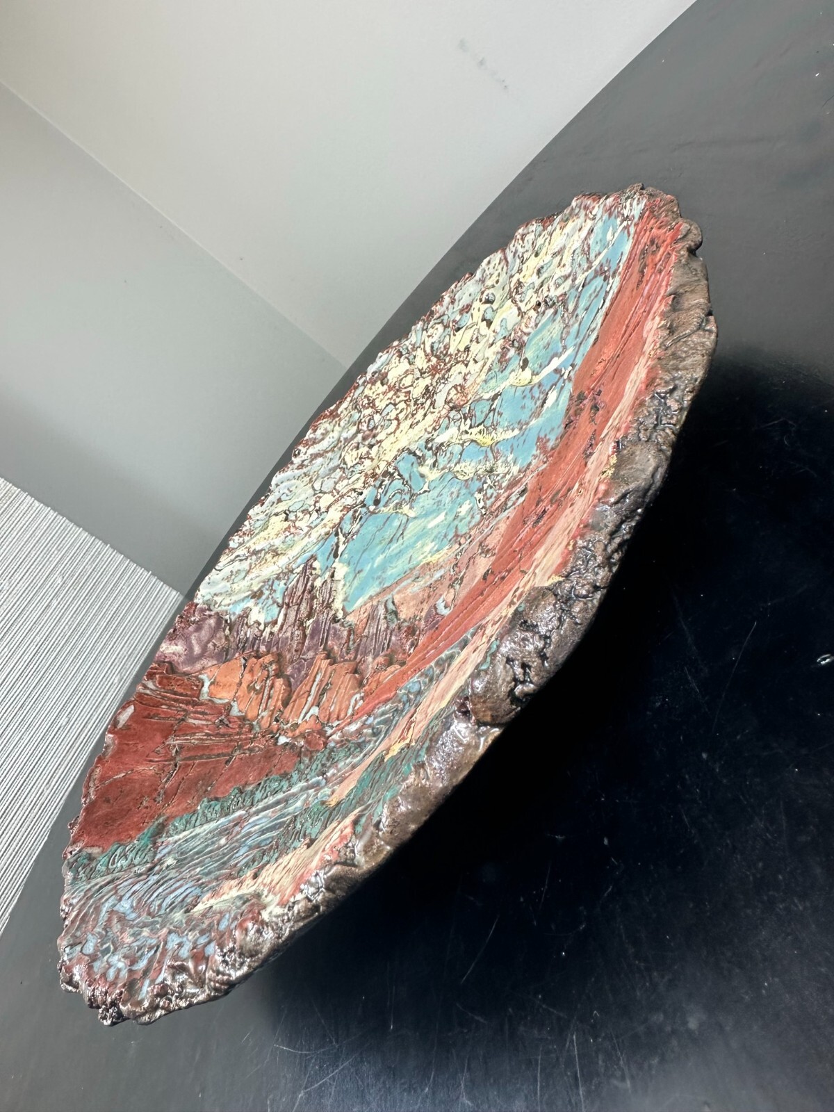Handmade Wedding/Engagement Present Centerpiece Bowl Gift Nature Landscape Art