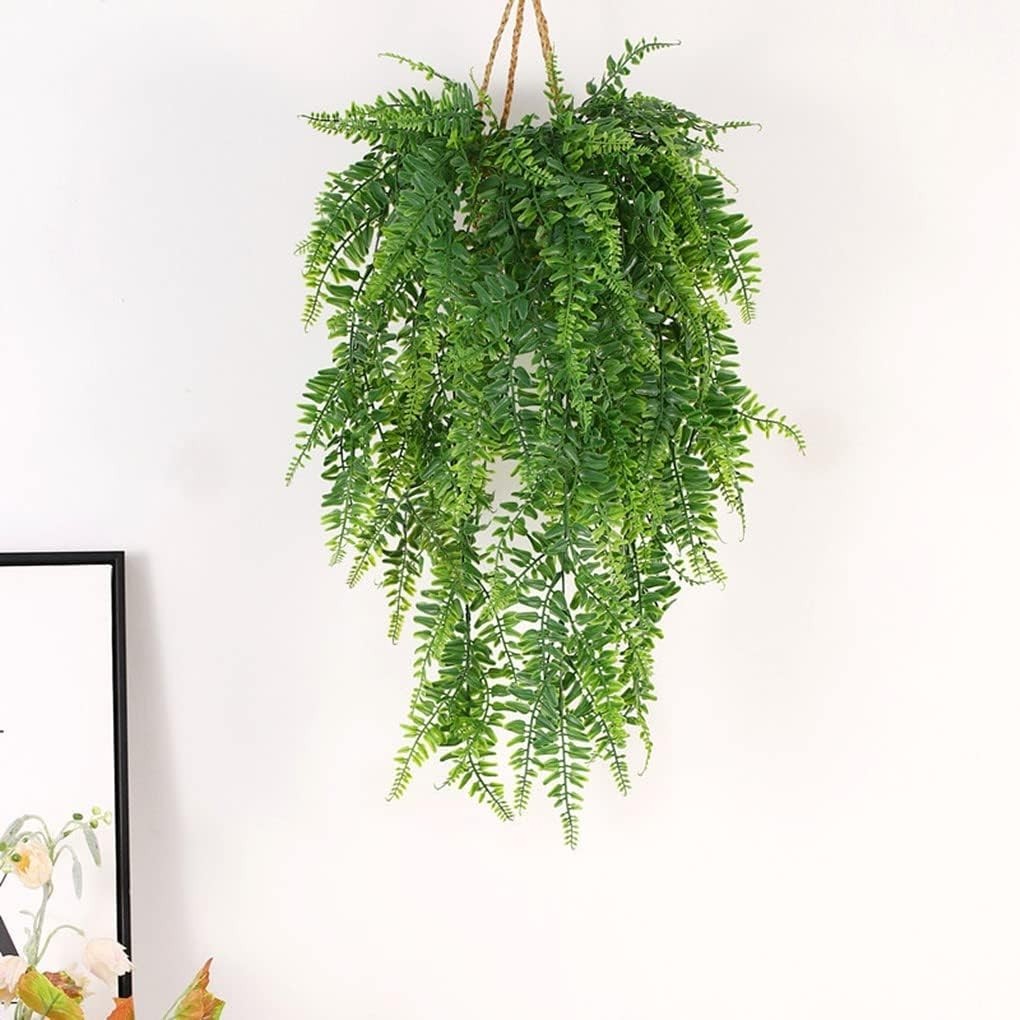 UV Resistant Fake Ivy Vines for Indoor & Outdoor Use – 2 Pcs Lifelike Greenery