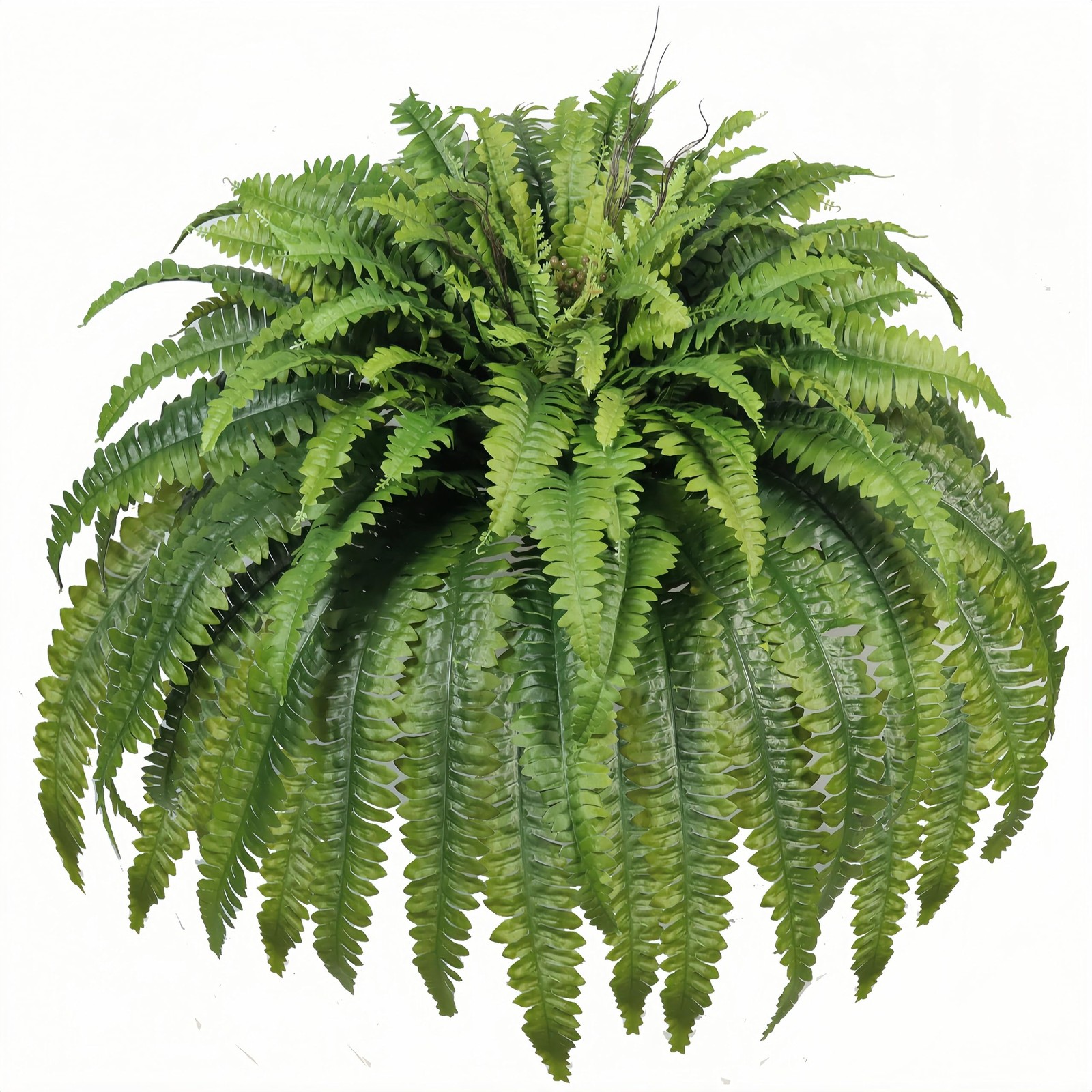 Artificial Ferns for Outdoors & Indoors, 50″ Large Fake Ferns with Fruitlet &…