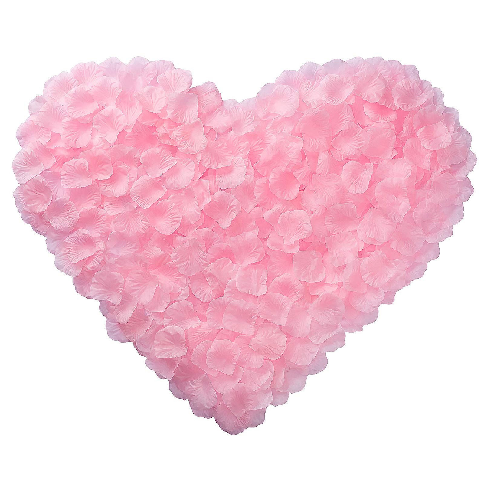 3000 PCS Pink Artificial Silk Rose Petals for Romantic Night, Wedding, Party,…