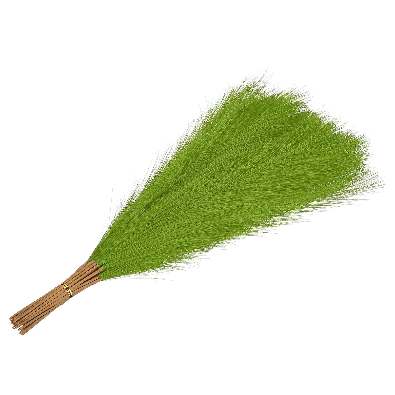 17.7in Pampas Grass Decor, 50pcs Artificial Pampas Grass Bulk, Green