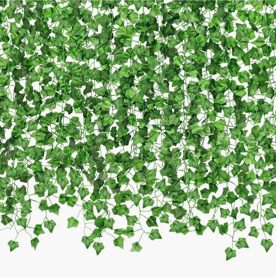 24 Pack 168ft Artificial Ivy Greenery Garland Fake Sealed