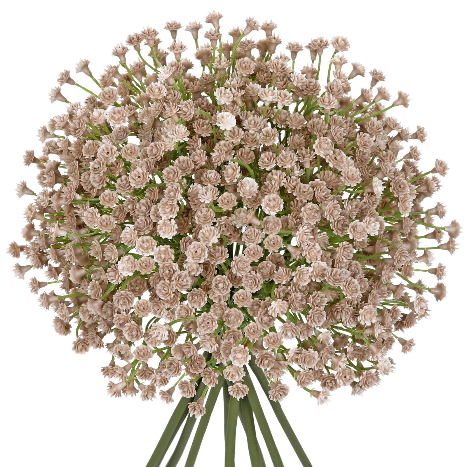 30 PCS White Baby’s Breath Artificial Flowers Faux Gypsophila Wedding Bouquet