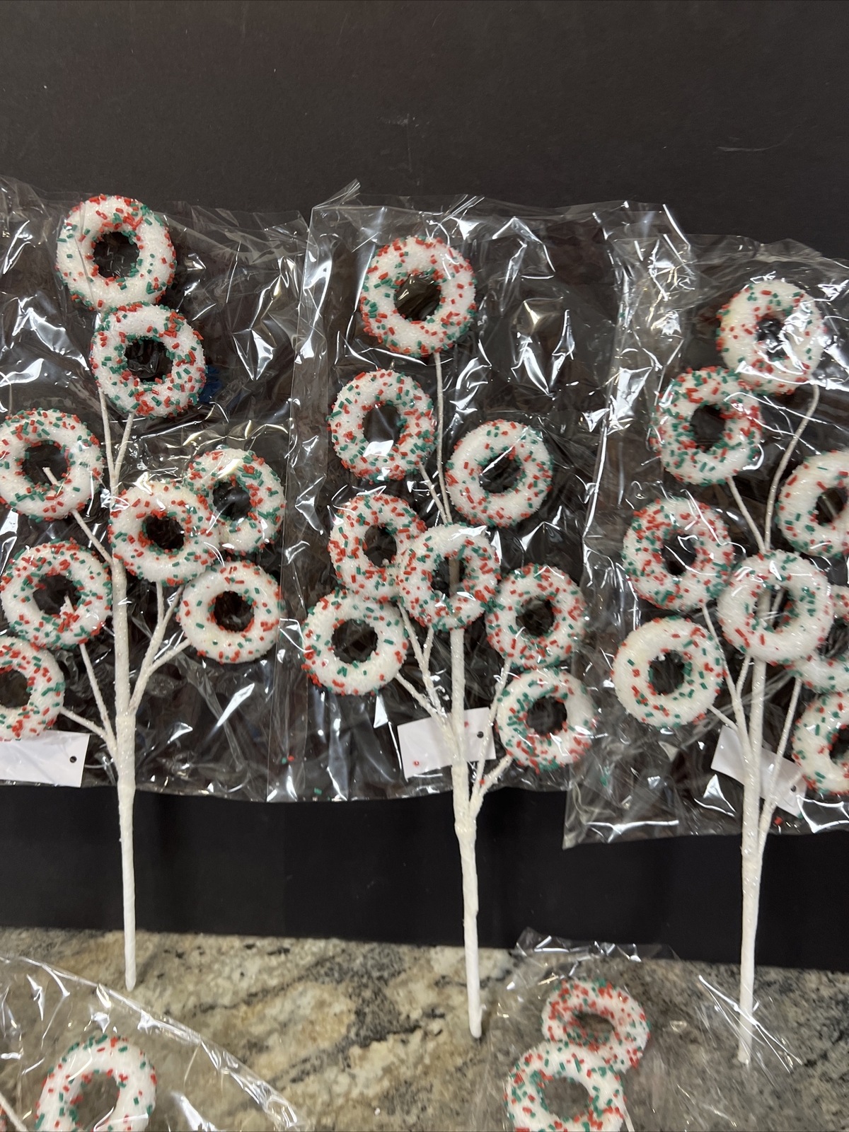 5 Sprinkle Treats Donut Doughnut 15.5” Picks Twig Spray Valerie Parr Hill Rare