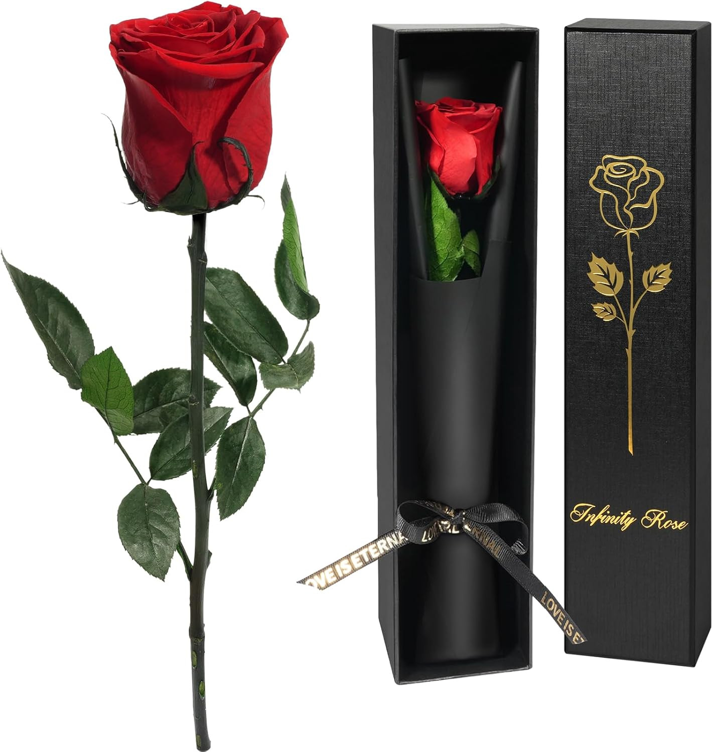 Yamonic Preserved Flowers Rose Gifts for Women Mom, Mothers Day Rose Flower Gift