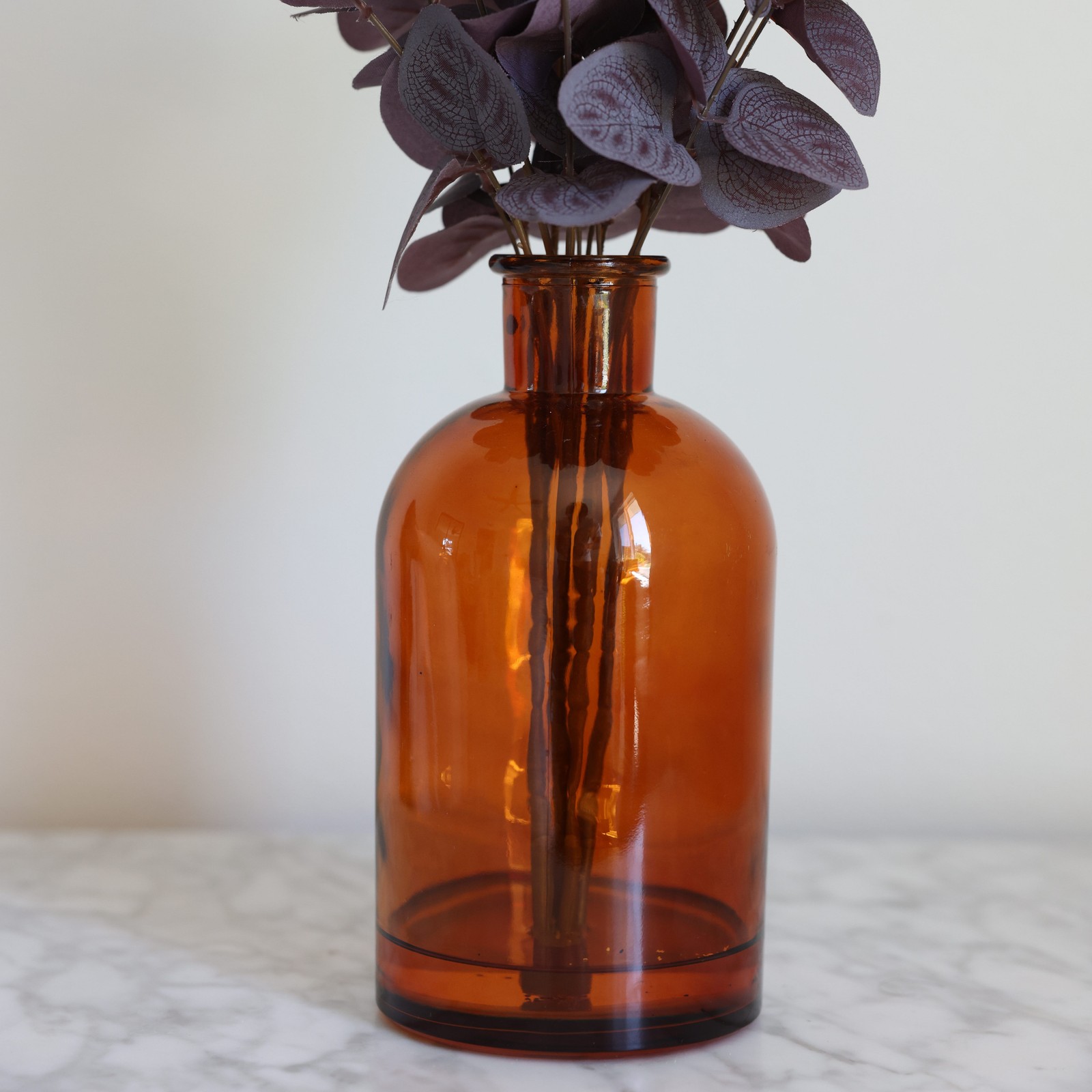 Home Decor Collection Flora Bunda Artificial Bouquet, Glass Fall Floral 16.5in