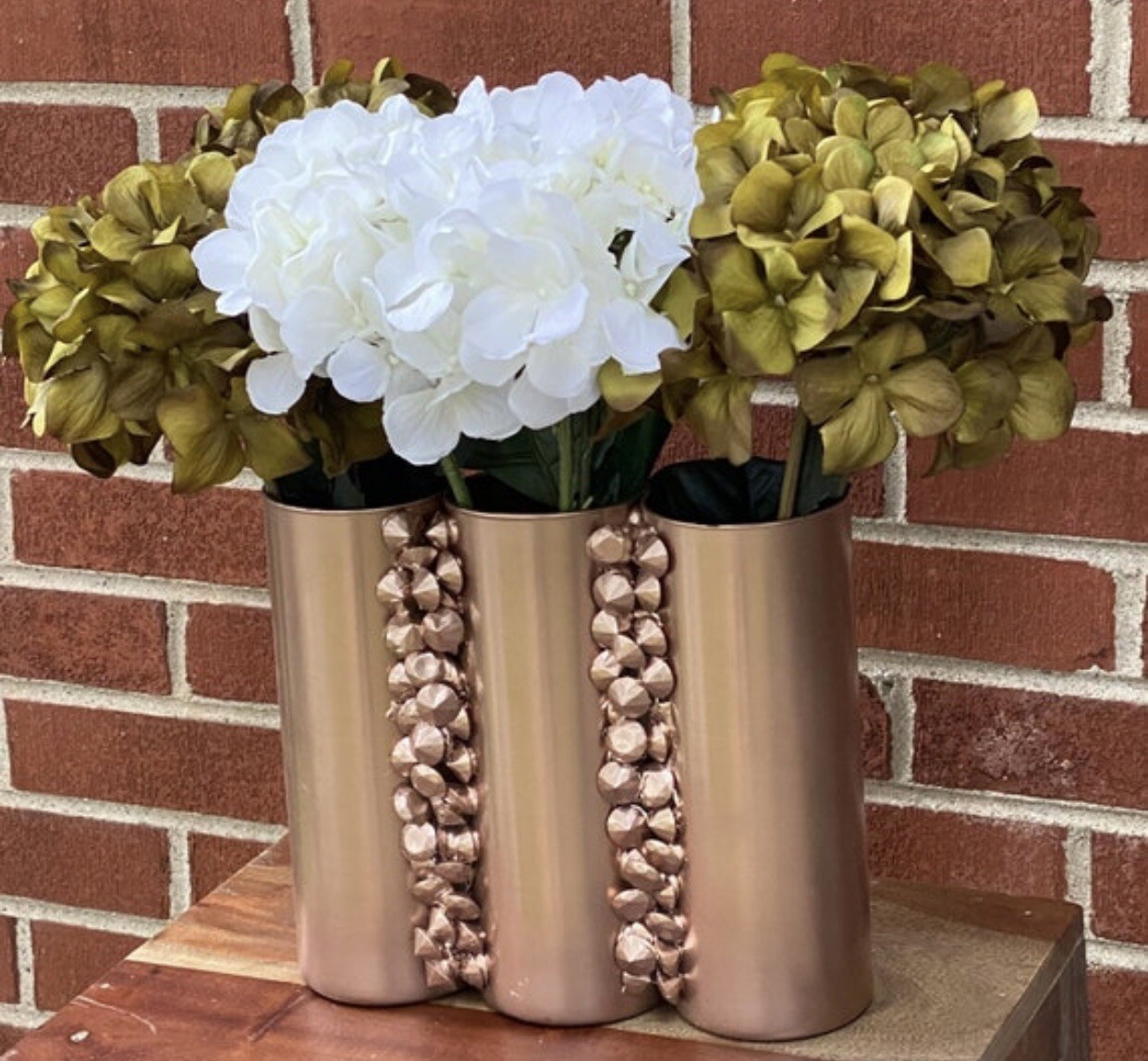 Handmade Custom Florals With Acrylic Gems Country Living Centerpiece