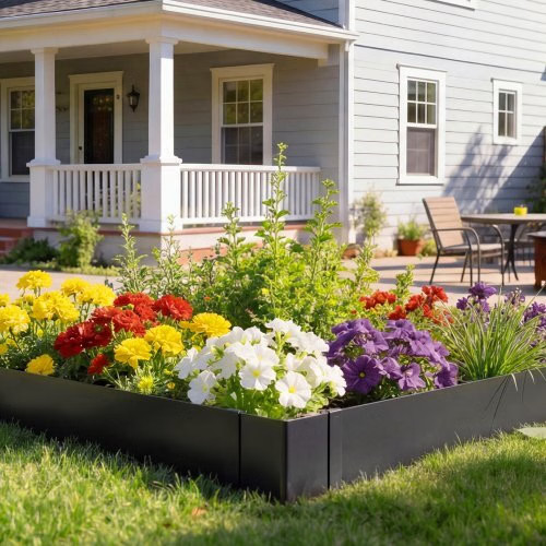Galvanized Steel Landscape Edging, 6-Pack 40 x 10 Inch Metal Edging for Landscap