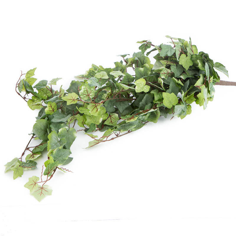 Lot of 2 Cascading Green Artificial Tuscan Grape Leaf 30″ Bushes