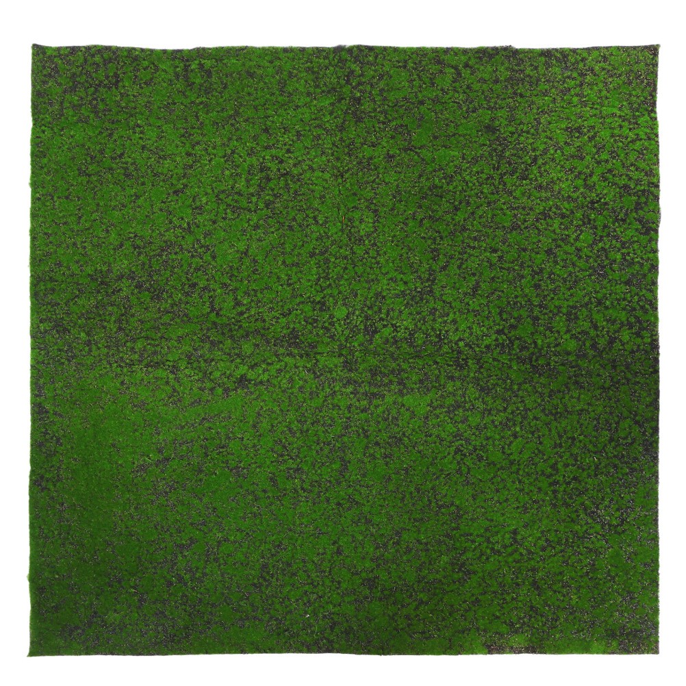 1 Set Durable Artificial Moss Sheet Green Decorative Turf for Home Decor