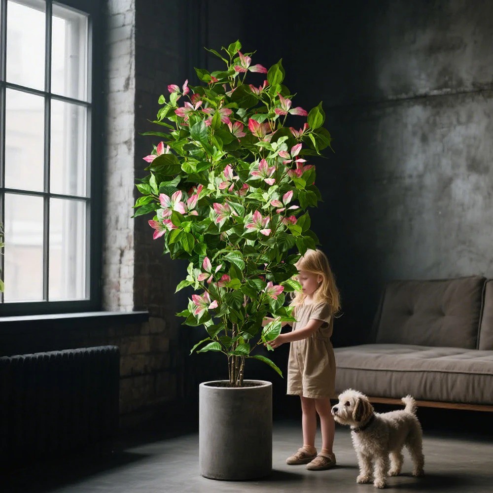 Artificial Ficus Tree Large Fake Banyan Plant Indoor Outdoor Home Garden Decor