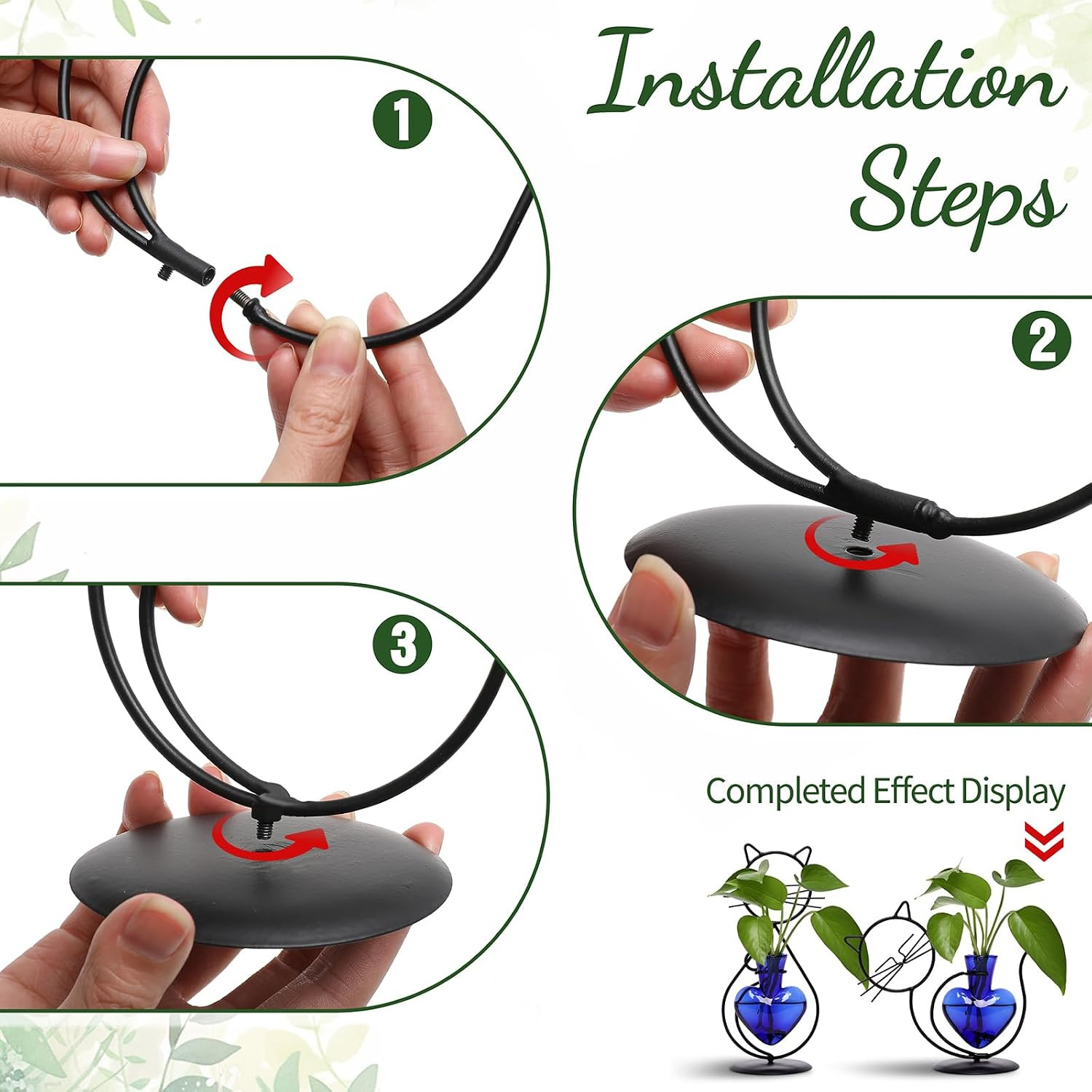 Plant Terrarium Plant Propagation Station Cat Lover Gifts for Women | Plant Love