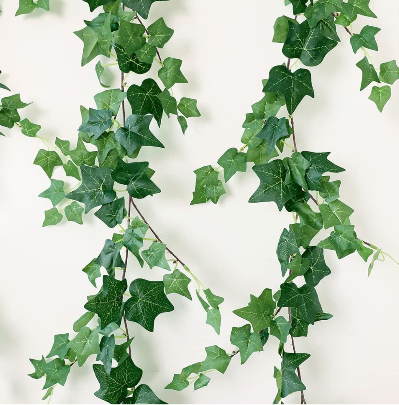 Artificial Ivy Garland — 6 Ft | Faux Leaf Vine | Home & Event Decor