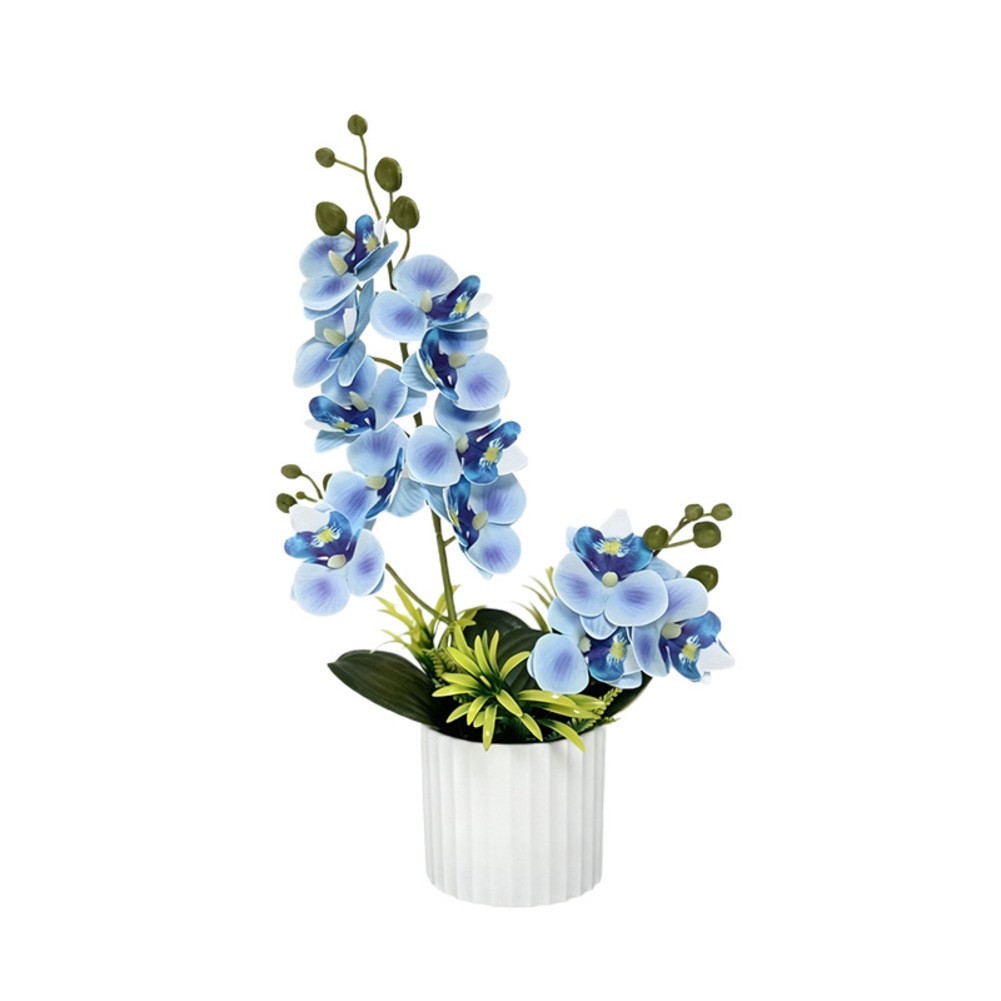 Artificial Orchid Potted Plant for Wedding Decor and For Home Use 33x8x7cm
