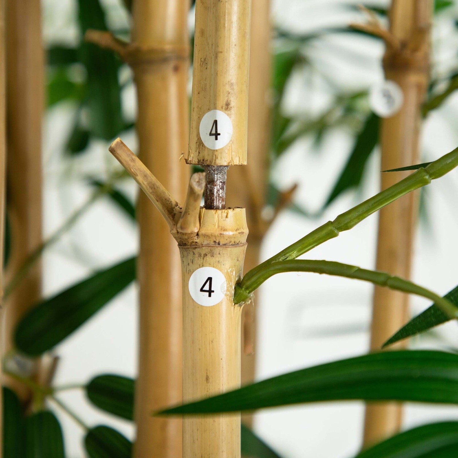 10’ Artificial Bamboo Tree with Natural Bamboo Trunks. Retail $359
