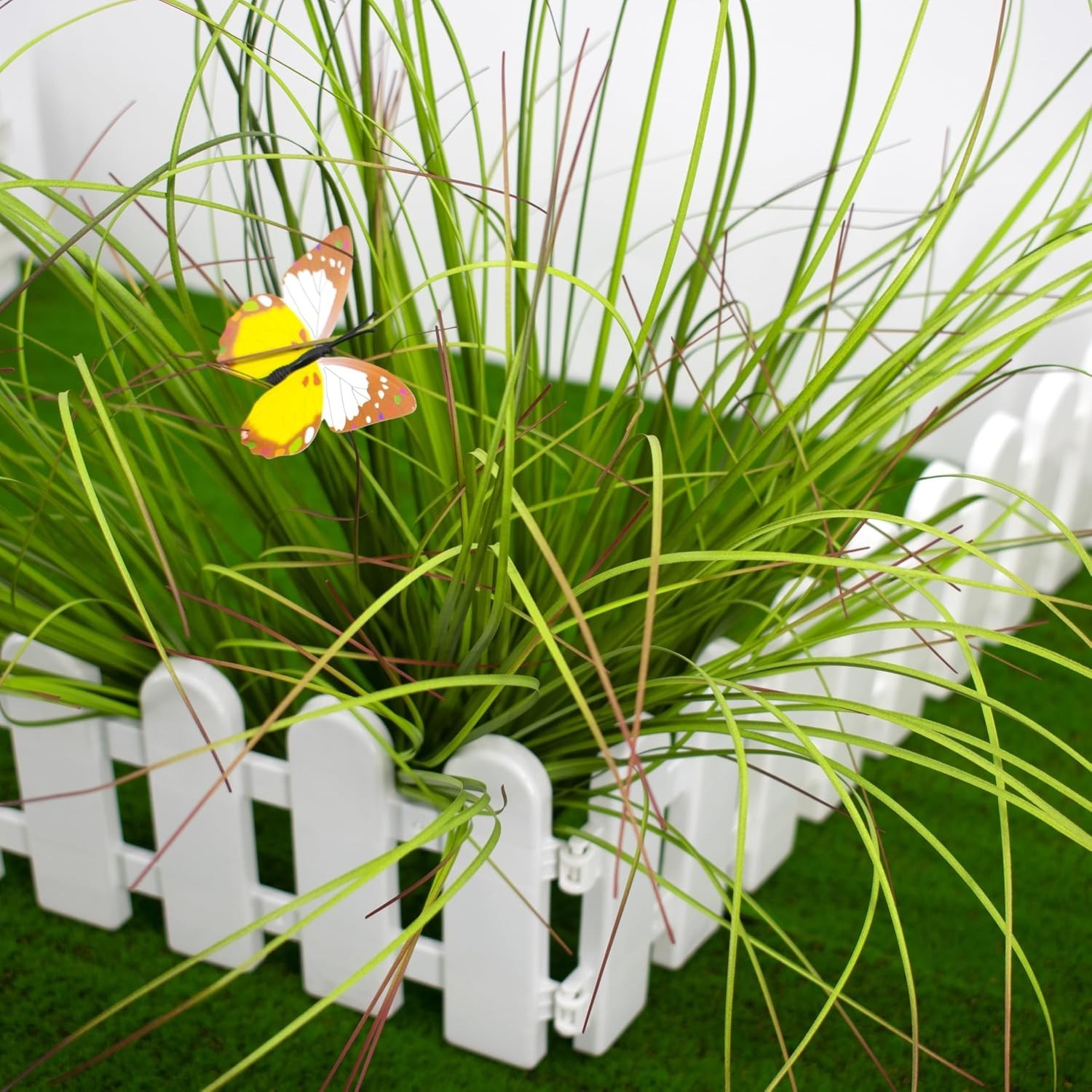 10PCS UV Resistant Artificial Grass Plants – Perfect for Indoor & Outdoor Decor