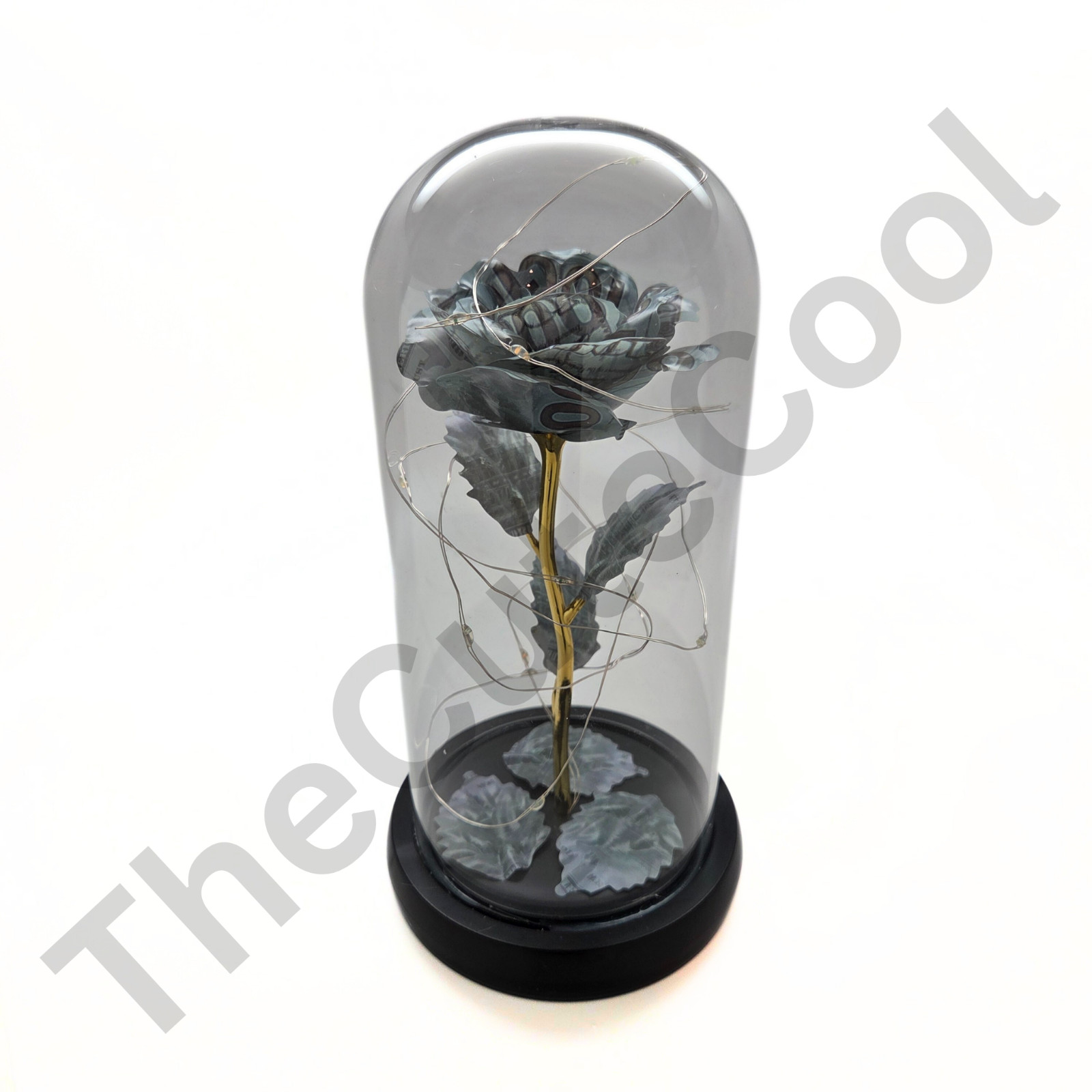 Forever Eternal Galaxy Flowers LED Light Cash Money Dollar Bill Rose Cool Gifts